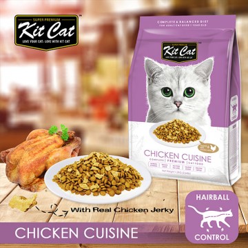 Kit Cat Premium Dry Food Chicken Cuisine 5kg Kit Cat Premium Dry Food Chicken Cuisine 5kg
